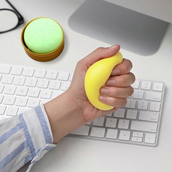 3 kpl Dumpling Stress Balls Puristettavat aistilelut ruokahöyryttimillä Käsipallolelut Juhlapalvelukset