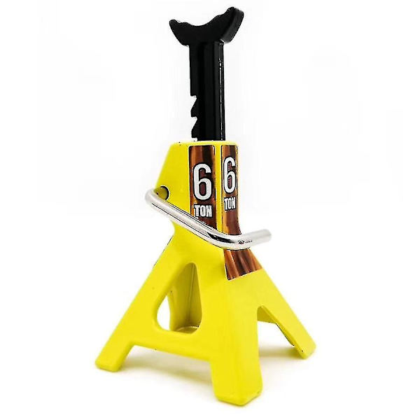 Metal Jack Stativer 6 Tons Højdejusterbar Til 1/10 Rc Scx10-gul