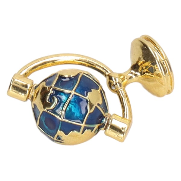Dukkehust Mini Globe Metal Model Robust Glansful Eksklusiv til Studie Møbler 1:12 Skala