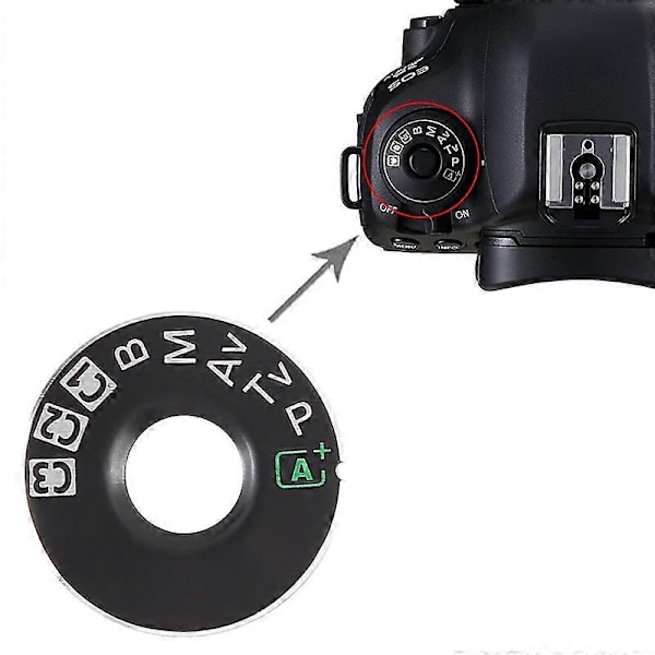 Til Canon EOS 5D Mark III OEM Mode Dial Jern Pad