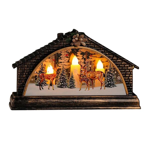 Julstjärna Te Ljus Hem Dekoration För Jul  Älg