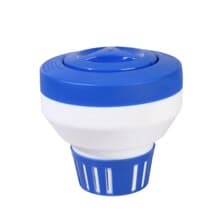 Flytende klordispenser, basseng/spa klor/brom flyter, 7\" stor kapasitet flytende klordispenser og bromholder 3-tommers