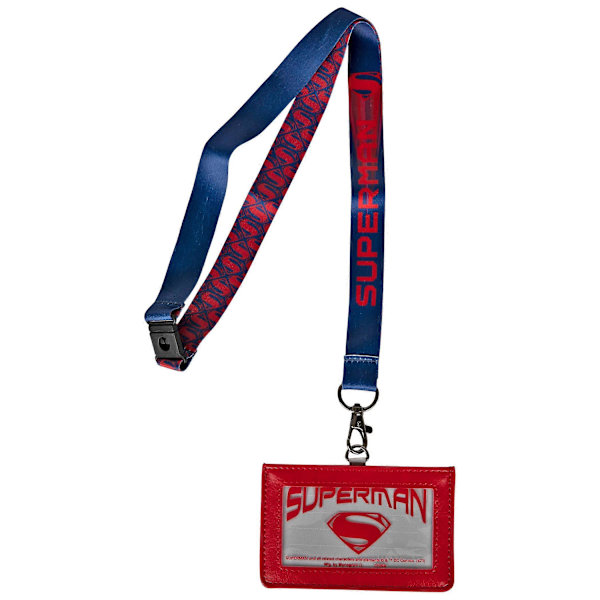 DC Comics Superman Symbol ID-kortholder med lanyard