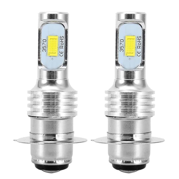LED, Lys, Pærer, H6 P15D, Tåke, Hvit, 80W