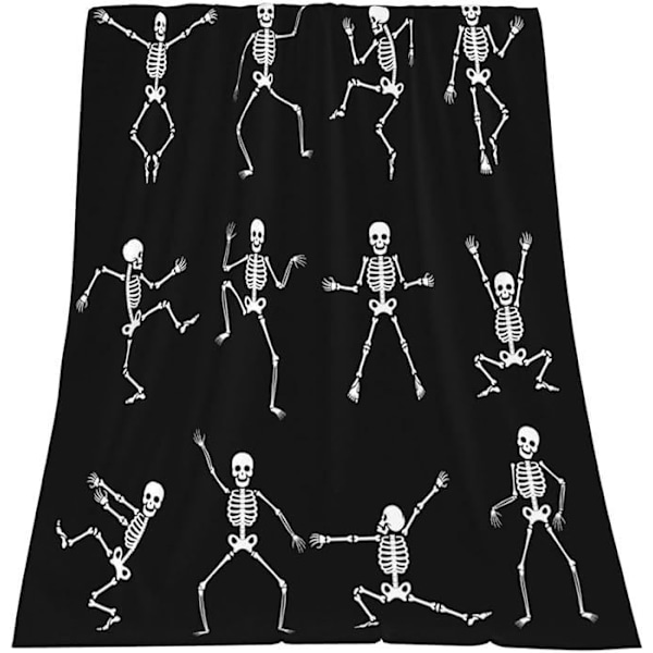 Halloween Blanket - Plush Halloween Blanket - Cozy Flannel Gray Halloween Decoration for Party Sofa Bed Living Room 50"x60" Style 2