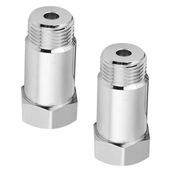 2 stk. Udstødnings-Oxygen Sensor Lambda 45mm O2 M18 X1.5 Forlængelsesafstandsholder