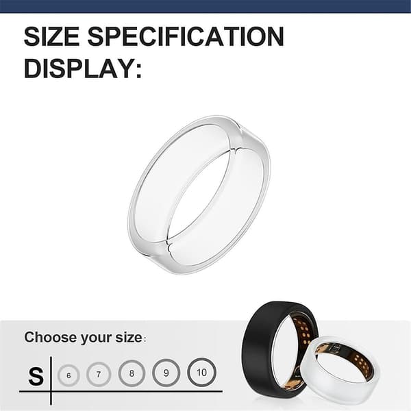 Silikonringsskydd för Ring, 3-pack elastiskt ringskydd för Ring Gen 3 för träning (S (6/7/