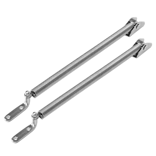 2 stk. Fjederlugeholder 320 mm Længde Kraftig Rustfrit Stål Høj Styrke Låglågsstøtte Fjederholder