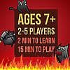 Exploding Kittens - Korttipeli | Perheystävällinen Juhlapeli | Venäläinen Ruletti | Englanti | 7+ vuotta | 2-5 pelaajaa