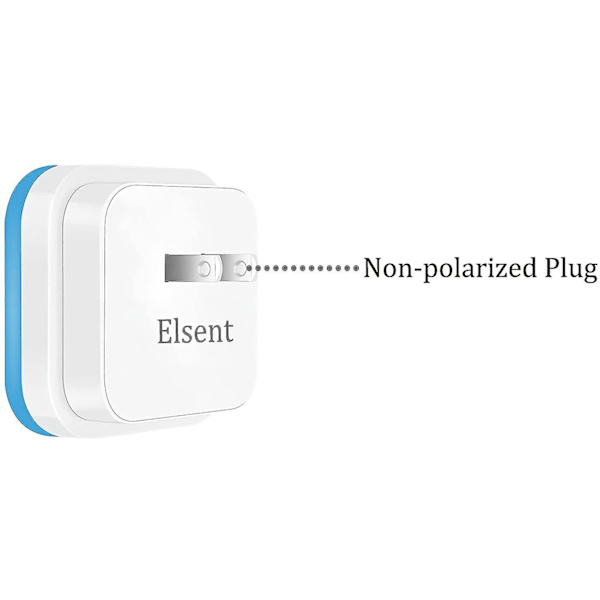 [Pakke med 4] Stikkontakt LED Lyseblå Natlys med Skumring til Daggry Sensor, Automatisk Tænd/Sluk - Perfekt til Trappe, Gang og Køkken