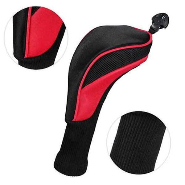 3x Golfklubbhuvudskydd Set Lång Hals Driver 1/3/5 Fairway Woods Huvudskydd