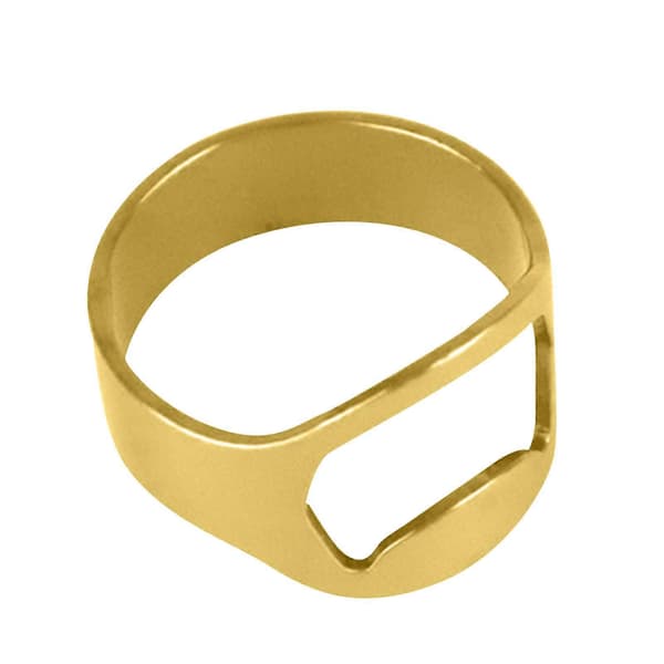 Multifarvet Rustfrit Stål Finger Ring Ølbååbner Værktøj Nyhed