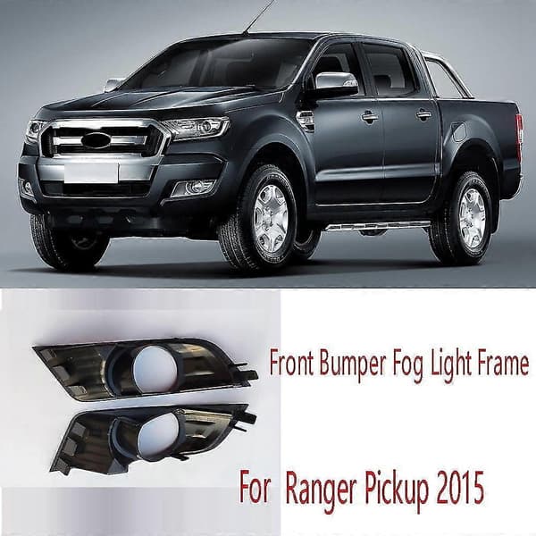 1 Par Front Støtfanger Tåkelys Deksel For Ford Ranger Pickup 2015