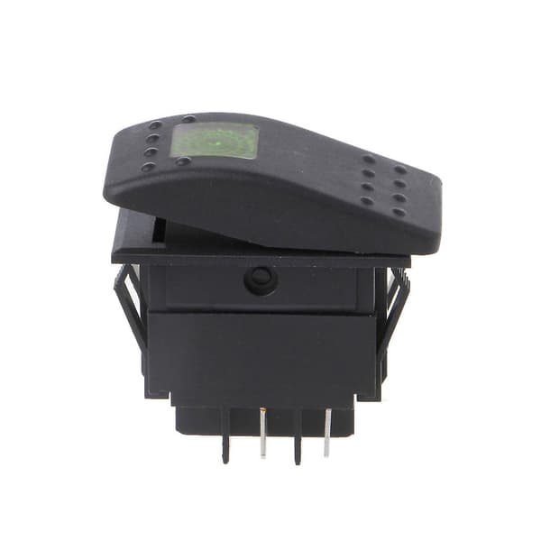 Bil Auto Vippekontakt 20A/12V 4 Ben Sort Vandtæt On Off Toggle Switch