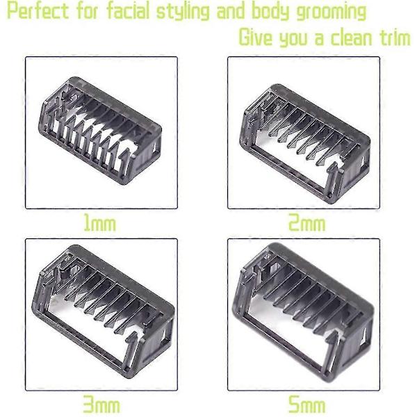 Guidekam 1/2/3/5 MM för Rakapparat Kroppshårsskydd QP2510 QP2520 QP2521 QP2522 QP2530 QP2531 QP2620-Yvan