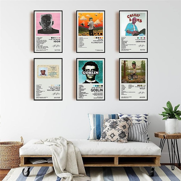 Tyler Poster Folklore Album Reputation Poster Musik Album Tyler The Creator Forbrugsvarer Poster Til Værelse Æstetisk Lærred Væghængning Soveværelse Dekoration