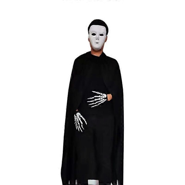 Halloween Dødsdragt 4-delt Sæt