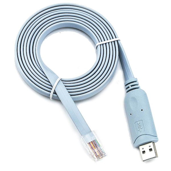 USB RJ45 Cisco Console-kaapeli 6ft FTDI Windows 8, 7, Vista, MAC, Linux RS232