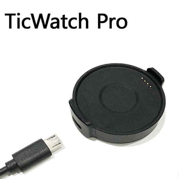 Strömadapter för TicWatch Pro Laddningskabel Klocka Snabbladdningstillbehör