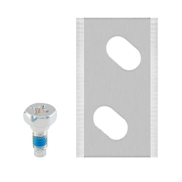 8 stk. For Robomow RK Robotgressklipper Rustfritt Stål Erstatningsblad, 32*18.6*0.9mm
