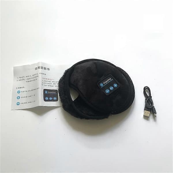 1 par Bluetooth-öronskydd Öronmuffar med inbyggda HD-högtalare för vinter
