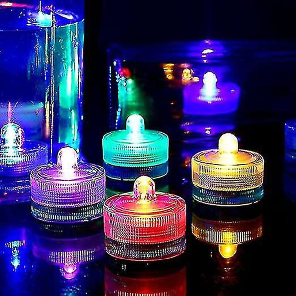 12 stk. Vanntette LED-lys, Teelys, Lys, Dekorasjoner, Jul