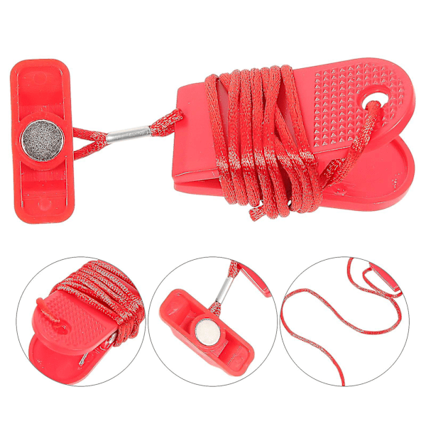 Juoksumattoman avaimen vaihto Universal Running Machine -magneetti turva-avain juoksumattoman hätäjarruavain