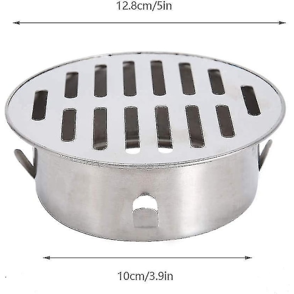 Rustfrit Stål Gulvafløb (110 Flad Mund)