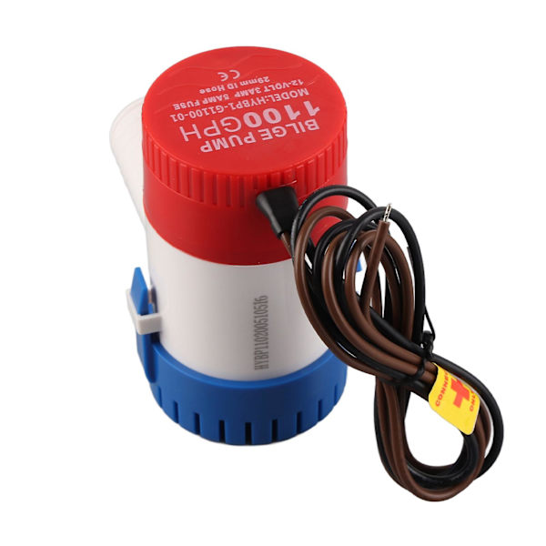 12V 3A Elektrisk Marin Vatten Länspump Nedsänkbar för Yachter Båt - 1100 GPH