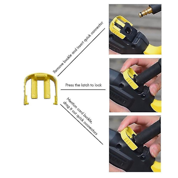 2 kpl Karcher K2 K3 K7 painepesurin liipaisimelle ja letkulle C-kiinnike Zszjbv53