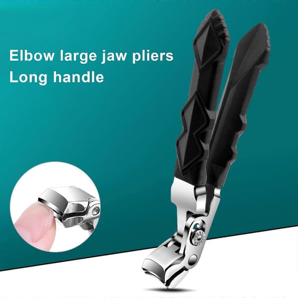 Sherum Clipmaster Pro, Ergonomisk Vinklet Hode Negleklipper for Eldre, Store Vinklede Hode Klippere