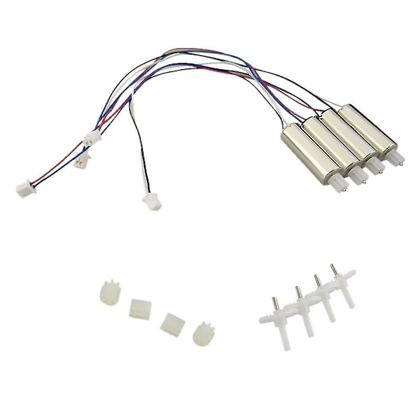 4 st drönarmotorer och stora kugghjul och kugghjul för E58 S168 Jy019 Quadcopter Uav-delar