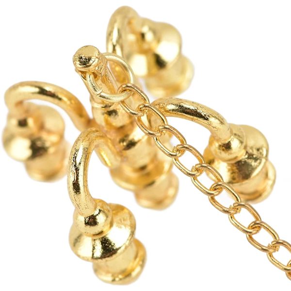 Dockhus Mini Lampa, 1/12 Dockhus Krona, Dockhus Tillbehör (Guld)
