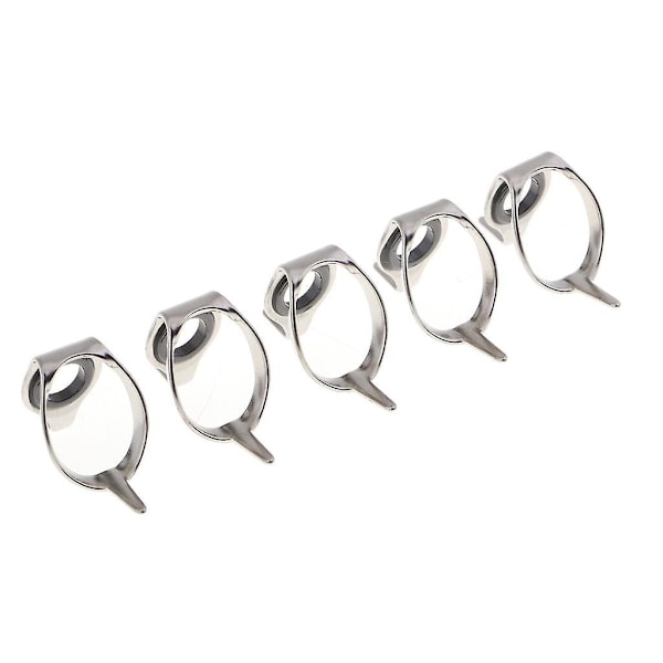 Fiskeristang Guide Øje Ring Spinning Casting Line Guide Tip Top Sæt 5 stk LR10