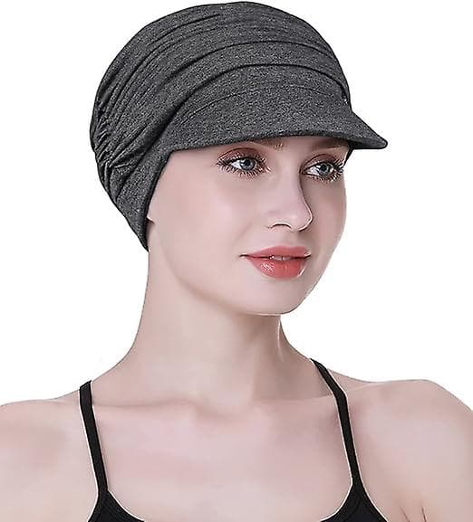 Myke hatter for Chemo Kvinner Bambu Baseball Cap Håravfall Turbaner