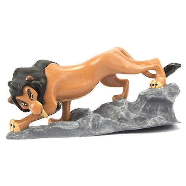 9-pack Lejonkungen Simba Mufasa Nala Pumbaa Timon Figurleksak