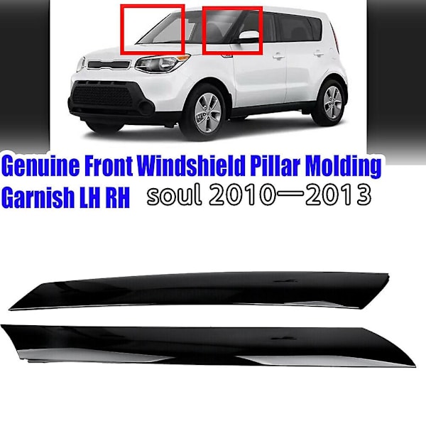 Vänster Förarsida Yttre Vindrutepelare Trim A-Pelare Exteriör List Garnityr För 2010 11 12 2013 Kia Soul 86170-2K500