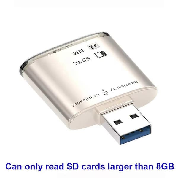 USB 3.0 Kortlæser til NM Nano Memory Card Skriveadapter, A