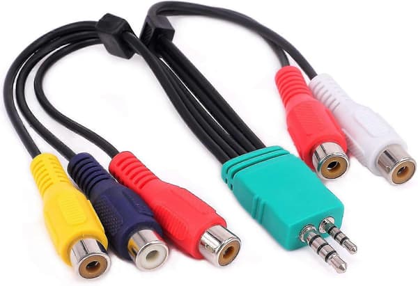 Erstatning for Samsung TV komponentadapter 0.3m kabel
