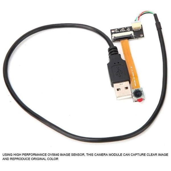 HD USB-kameramoduuli, OV5640 5MP 25921944P automaattitarkennus OTG UVC USB-kameramoduuli Androidille ja Windowsille