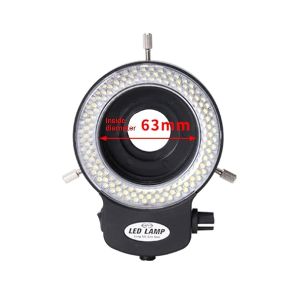 Mikroskoplys - Justerbar Ringlys med 144 LED-lamper - Industrielt Mikroskop Ringlys