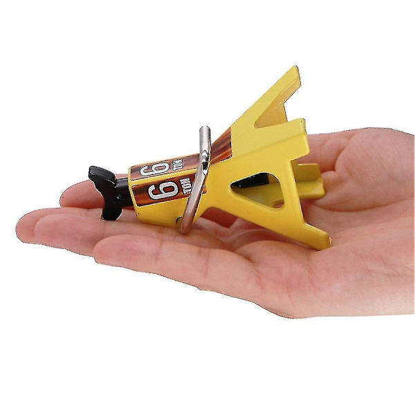 Metal Jack Stativer 6 Tons Højdejusterbar Til 1/10 Rc Scx10-gul