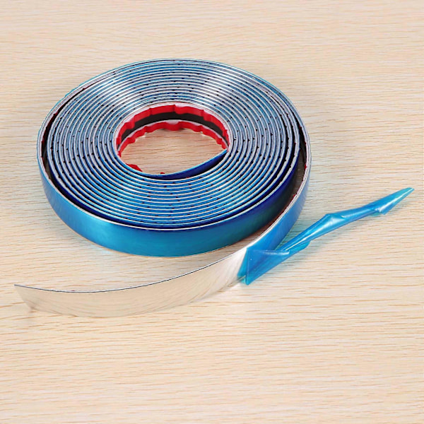 20mm 5m Krom List Kant Selvklebende Kollisjonsbeskyttelse Varebil