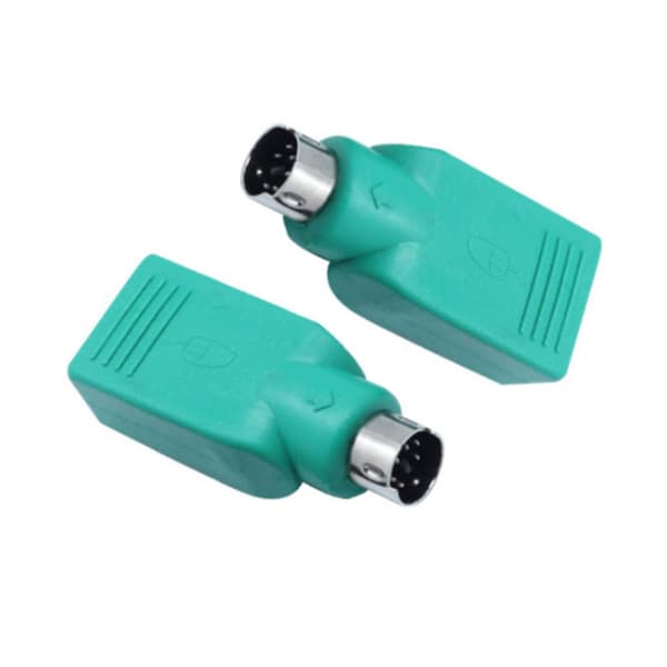 USB A Hun til PS2 Han Konverter Computer Mus Tastatur Stik