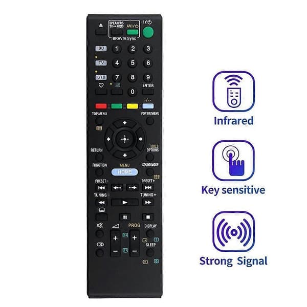 Erstatningsfjernkontroll for Sony Blu-Ray Disc Player BDV-E780W