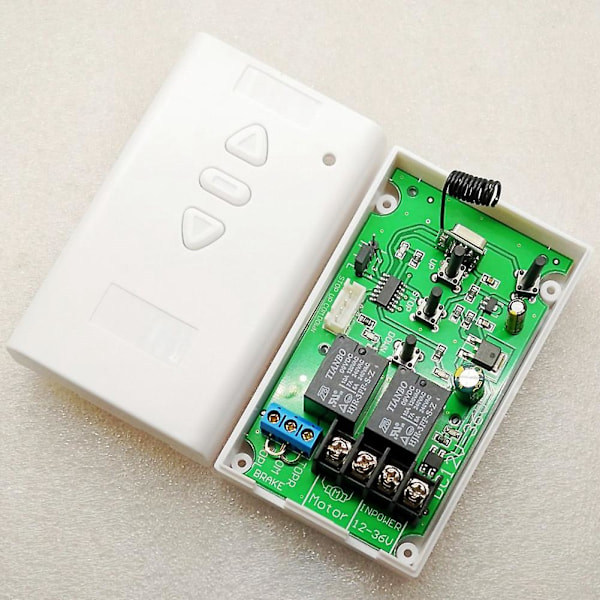 AC/DC 12V 24V 36V Motor Controller Elektrisk Linjär Ställdon Motor Fjärrkontrollbrytare Framåt Bakåt Upp Ner Stopp