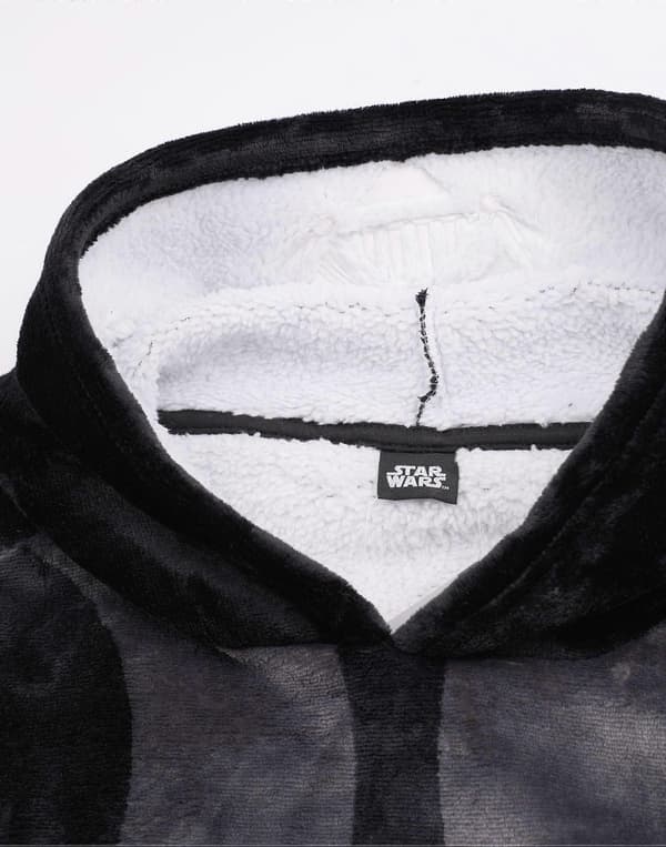 Star Wars Unisex Filttröja Svart Darth Vader - One Size