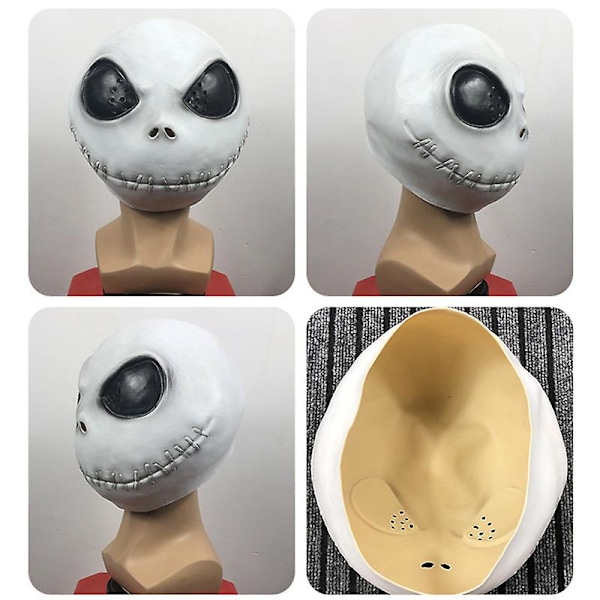 Alien Mask Extraterrestrial Biologisk Latex Full Head Realistiska Masker Maskeradkläder För Halloween Karneval Maskeradfest