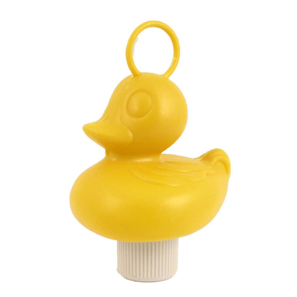20 Vægtede 7cm Plastik Ænder med Kroge - Gule