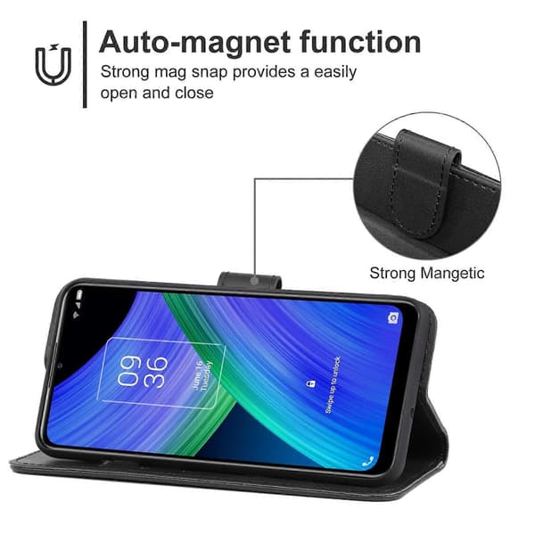 For TCL 20 R 5G Lær Telefondeksel